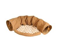Milageto Cat Tunnel Bed Play Tunnel Sleeping Mat Sofa Detachable Washable Nest Cushion Dog Bed Cat Tube Tunnel for Kitty Kitten