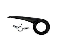 Milageto Chain Guard with Chain Guard And Drivetrain Protection. This Cover Acts As A Chainring Guard, Protecting Trouser Legs for Comm, Black