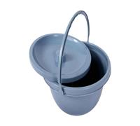 Milageto Chamber Pot Pee Bucket Potty Bedside with Lid Toilet Container with Handle Easy Clean Sealing Lid Potty Pee Bucket Commode for Elderly Boat Camping Bedroom Home Travel