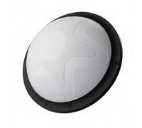 Milageto Children Balance Ball Exercise Stability Half Dome Balance Ball Material With Textured Surface Resistance Band Suitable for Kids Coordination Practice Home Control, Gray, 46CM