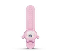 Milageto Children Training Counter With LED Display Voice Counting Growth Chart Adjustable Bracket gentle glow for indoor exercise home play school training, Pink, Display Voice Adj