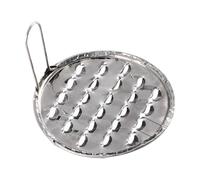 Milageto Chinese Pasta Liang Pi Maker Cold Noodle Scraping Compact Manual Cheese Butter Grater for Shop Home Restaurant Kitchen, Stainless Steel
