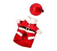 Milageto Christmas Porch Goose Figurine Outfit Lawn Art Decoration Home Decor Funny Courtyard Easy to Use Porch Goose Statue Clothes, Style B