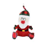 Milageto Christmas Squeaky Dog Toy Stuffed Animals Toy Funny Dog Supply Christmas Toy Dogs Chew Toy for Medium Small Dogs Dogs Cats, Santa Claus