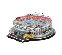 Milageto Classic Football Stadium Puzzle 3D Football Stadium Puzzle Toy Model Handmade Ornament Small Building Kit for Aged 7+