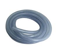 Milageto Clear Braided PVC Hose 196.85in Argon Gas Hose Meter Hose 6/8mm, 8mm