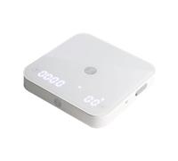 Milageto Coffee Digital Scale with Timer Pour over Drip LED Screen High Precision Portable Waterproof Kitchen Food Scale for Baking, White