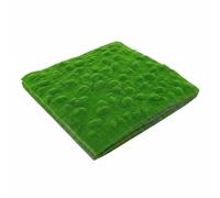 Milageto Decorative Greenery Panel Artificial Lichen Mat Sheet Faux Decoration Pad Landscape Base Realistic Layered Effect Easy To Cut Fold And Position, 1x2m, Full Green Bumpy Moss