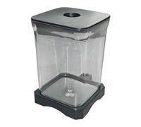Milageto Desktop Betta Fish Tank Fish Container Sturdy Multifunction Office Mini Aquarium for Office Tabletop Hermit Crabs Betta
