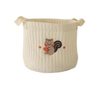 Milageto Diaper Basket Diaper Organizer Empty Shower Gift Multipurpose Storage Basket Nursery Storage Bin for Outdoor Indoor, Brown Squirrel Large