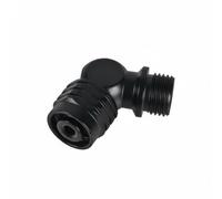 Milageto Diving Regulator Swivel Adapter Hose Connector Second Stage Fitting Regulator Accessory Marine Brass Chrome Body for Resistance and Flexibility, Black, 110 Degree