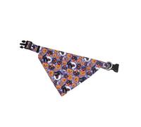 Milageto Dog Bandana Collar Halloween Dog Bibs Collar Summer Puppy Kerchief Dog Triangle Bib Breathable Triangle Dog Scarf Pet Scarf, blue orange