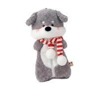 Milageto Dog Pencil Case Animal Stationery Bag Portable Cute Stationery Accessories Cosmetics Pouch Students Pencil Pouch for Office, Schnauzer
