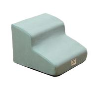 Milageto Dog Stair Ladder 2 Steps Dog Ramp for Small Dogs and Cats Non Slip Pet Step Portable Cat Stairs for High Bed Car Couch Home, Blue