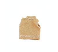 Milageto Doll High Neck Shirt Sleeveless Turtleneck Top Doll Costume Doll Accessory Cloth With Back Closure For 1/12 Scale Figures Including OB11 Suitable for , Coffee , Sleeveless Top