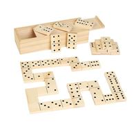 Milageto Dominos Set Logical Thinking Classic with Blocks Educational Toy Puzzle Game Board Game for Classroom Adults Kids Boys Girls
