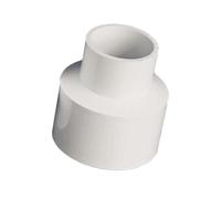 Milageto Dust Extractor Hose Reducer Converter Adapter Vacuum Hose Fittings Dust Collector Pipe Connector PVC Attachment Accessory, 50mm to 63mm