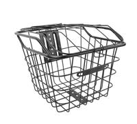 Milageto Electric Bike Basket Front Cargo Rack Practical Easy Assembly Metal Wire Universal Basket for Casual Biking Accessory