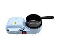 Milageto Electric Soup and Sandwich Makers Semi-Automatic Kitchen Appliance 900 W for Solo Diners, Dorm Residents, Light Meals, Workplaces