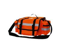 Milageto Empty First Aid Storage Bag with Detachable Divider Medication Organizer Equipment Case for Office Camping Paramedics, orange