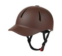 Milageto Equestrian Helmet Horse Riding Equipment Ventilated Bike Helmet Baseball Cap for Training Lesson Daily Warm up Outdoor, coffee M Size