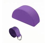 Milageto Ergonomic Half-Moon Exercise Support Portable, Exercise Equipment, for Stretching, Yogis, Beginners