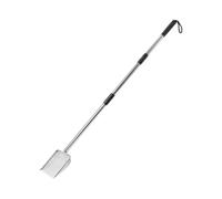 Milageto Extendable Cat Litter Scoop Stainless Steel Litter Sift Portable Nonstick Detachable Metal Scoop for Bunny Kittens, 2x2mm