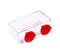 Milageto Fish Feeding Ring Aquatic Turtle Aquarium Accessories Guppy Fish Transparent Gifts Multi Purpose Float Food Tray Feeder, S