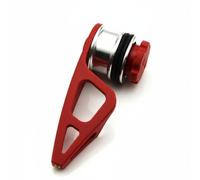 Milageto Fishing Line Tying Device Knotter Tool Bobbin Knot Assistant Leader Connector With Reinforced Frame Reliable Knot Strength Compact Storage For Tackle, Red Silver, 33G