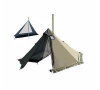 Milageto Flame Retardant Tent Camping Tent Shelter Hot Tent With Jack Polyester Waterproof Heat Shielded Opening suitable for snow fields riverside camping outdoor adventures