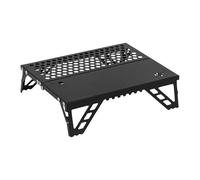 Milageto Folding Camping Table Picnic Cooking Desk Aluminum Alloy Lightweight Mini Low Beach Table for Sand for BBQ Outdoor Activities