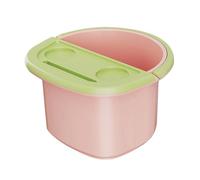 Milageto Foot Bath Soak Tub Feet Soaking Tub Multifunctional,Portable Foot Bath Basin for Camping Living Room Picnic Gifts, Pink