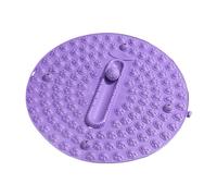 Milageto Foot Massage Pad Multifunctional Round Foot Pressure Point Pad Acupressure Mat for Long Sitting Worker Workout Easy to Clean, Purple