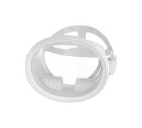 Milageto Full-Covering Diving Facepiece Anti-Leak Full Face Diving Facepiece Comfortable for Snorkelers, Snorkeling , White