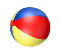 Milageto Giant Inflatable Beach Ball Pool Toy, Large Outdoor Activity Toy, Summer PVC Sport Ball, 60cm