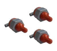 Milageto Goat Milk Drinking Nipples,Soft Rubber Farm Supplies, Leakproof Lamb Teat Feeders Small Animal Milk Drink Nipples for Piglet, Style 2