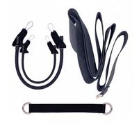 Milageto Golf Swing Swing Aid Training Belt Resistance Cord Harness Rotation Power Builder Muscle Memory Rope Kit Stable Layout Suitable for range, Black