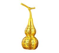 Milageto Gourd Statue Decorative Figurine Multipurpose Sculpture Desktop Ornament for Cabinet Bookshelf Bedroom Living Room, Height 10cm
