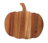 Milageto Halloween Pumpkin Shaped Wooden Cutting Board Cheese Serving Platter Bread Board for Cutting Vegetables Household