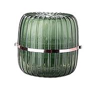 Milageto Hand Held Hair Shampoo Brush, with Foaming Soft Bristles Mesh, Dustproof Brush, Hair Scrubber, Shower Hair Brush for Everyone, Green