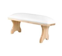 Milageto Hand Rest for Nail PU Placed Nail Equipment below Table Mat Manicure Hand Rest Stand for Salons Personal Home DIY Nails Tech, white