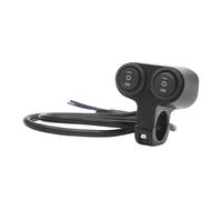 Milageto Handlebar Switch for Motorcycle Aluminum Alloy Replaces Premium Headlight Spotlights Switch for Motorbike, Style B