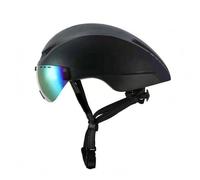 Milageto Headgear Road Bike Helmet Visor With One Piece Construction Impact Absorbing Foam And Ventilation Suitable for daily commuting road training weekend rides, Black Gray, 54-61cm