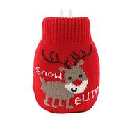 Milageto Hot Water Bag with Soft Hand Warmer Cover Warm Cartoon Instant Hot Pack Practical Hand Warmer for Indoor Outdoor Bedroom Office Home Travel, Style A
