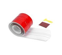 Milageto Hull Protector Sturdy Protection Strip Complete Installation Kit with Boats Fiberglass Accessories, White
