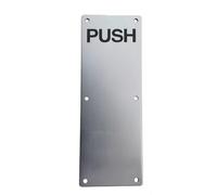 Milageto Industrial Push Plate Handle, 80 300 1.2mm, Push