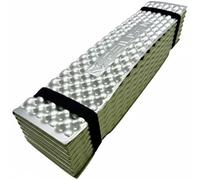 Milageto IXPE Foam Camping Mat Foldable Folding Sleeping Mat Includes Storage Bag Aluminum Film Sleeping Pad for Hikers, Outdoor, Tent, Army Green