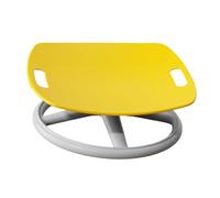 Milageto Kids Swivel Chair, Rotating Chair Seat, Educational Body Coordination Training for Improve Reaction and Concentration, Yellow