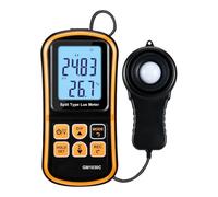 Milageto Light Meter Lux Meter Sturdy Handheld Photometer Illuminometer 200,000 Measurement Range for Agriculture Factory Photography