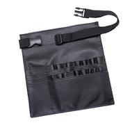 Milageto Makeup Brush Bag Cosmetic Bag Multifunctional Pocket Apron Pack,Portable Foldable Storage Practical Brush Holder Waist Pouch